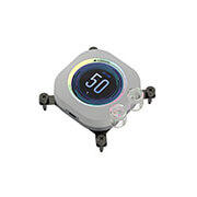 corsair cx 9010024 ww hydro x series icue xc7 elite lcd cpu water block white 1700 am4 am5 photo