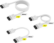 corsair cl 9011126 ww icue link cable kit 1x600mm 2x200mm 2x100mm straight straight white photo corsair cl 9011126 ww icue link cable kit 1x600mm 2x200mm 2x100mm straight straight white photo