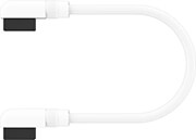 corsair cl 9011134 ww icue link cable 2x135mm straight angled slim white photo