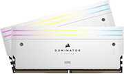 ram corsair cmp96gx5m2b6400c32w dominator titanium rgb white 96gb 2x48gb ddr5 6400 cl32 dual kit photo