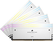 ram corsair cmp64gx5m4b6400c32w dominator titanium rgb white 64gb 4x16gb ddr5 6400 cl32 quad kit photo