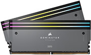 ram corsair cmp64gx5m2b6000z30 dominator titanium grey rgb 64gb 2x32gb ddr5 6000 cl30 intel amd photo