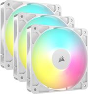 corsair rs120 argb 120mm pwm fan white triple pack co 9050185 ww photo