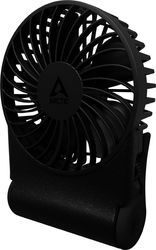 arctic summair 2go powerful handheld desk fan with extra long battery life black aebrz00027a photo