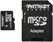 patriot psf32gmcsdhc10 lx series 32gb micro sdhc cl10 adapter photo