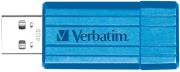verbatim 47393 store n go pinstripe usb 20 blue 4gb photo