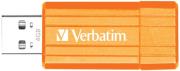 verbatim 47394 store n go pinstripe usb 20 orange 4gb photo