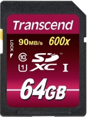 transcend ts64gsdxc10u1 64gb sdxc class 10 uhs i 600x ultimate photo