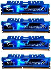gskill f3 2400c11q 32gxm 32gb 4x8gb ddr3 2400mhz ripjawsx quad channel kit photo