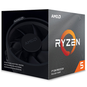 cpu amd ryzen 5 3600xt 380ghz 6 core with wraith spire box photo