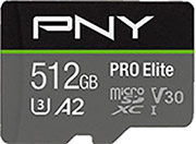 pny elite pro micro sdxc 512gb u3 v30 a2 psdux512u3100pro ge photo
