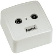 hama 43981 aerial socket ra tv 4 4db photo