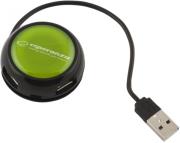 esperanza ea135g yoyo 4 port hub usb 20 green photo