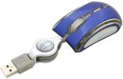 esperanza em109b celaneo 3d wired optical mouse usb with retractable cable blue photo