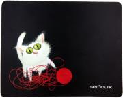 serioux msp01 cat and ball of yarn mousepad photo