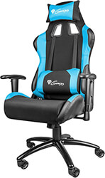 genesis nfg 0783 nitro 550 gaming chair black blue photo