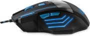 esperanza egm201b wired mouse for gamers 7d optical usb mx201 wolf blue photo