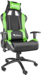 genesis nfg 0907 nitro 550 gaming chair black green photo