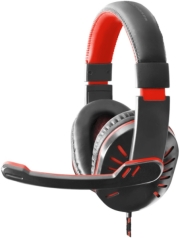 esperanza egh330r crow headphones with microphone for players red photo