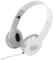 esperanza eh145w stereo audio headphones techno white photo