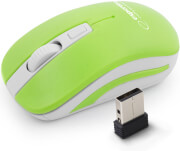 esperanza em126wg wireless optical mouse 4d 24ghz uranus green white photo