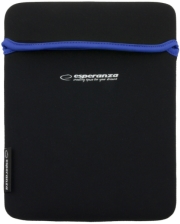 esperanza et172b neoprene bag for tablet 97 black blue photo