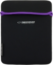 esperanza et172v neoprene bag for tablet 97 black violet photo