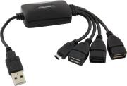 esperanza ea158 hub 4 port usb 20 3xusb 1xmicro usb photo