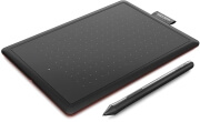 wacom ctl 472 s one by wacom pen tablet small black red photo