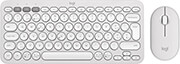 logitech 920 012240 pebble 2 combo wireless bluetooth keyboard mouse white photo