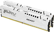 ram kingston kf556c36bwek2 32 fury beast white 32gb 2x16gb ddr5 5600mhz cl36 amd expo dual kit photo