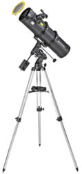 bresser pollux 150 750 eq3 telescope with solar filter photo