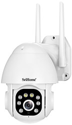 srihome sh039 wireless ip outdoor camera 3mp 1296p night vision ptz photo