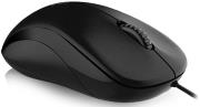 rapoo n1130 wired optical mouse black photo