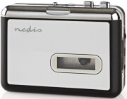 nedis acgru100gy portable usb cassette to mp3 converter with usb cable and software photo