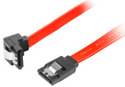 lanberg sata data ii 3gb s f f cable metal clips angled red 50cm photo lanberg sata data ii 3gb s f f cable metal clips angled red 50cm photo