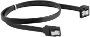 lanberg sata data iii 6gb s f f cable metal clips angled black 70cm photo