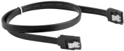 lanberg sata data iii 6gb s f f cable metal clips black 70cm photo