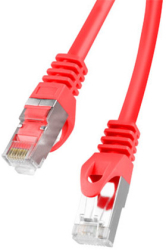 lanberg patchcord cat6 05m red photo