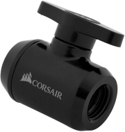 corsair hydro x fitting adapter xfshut off ball valve black photo