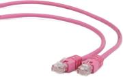 cablexpert pp6 1m ro pink patch cord cat6 molded strain relief 50u plugs 1m photo