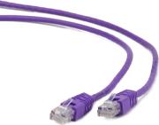 cablexpert pp6 1m v purple patch cord cat6 molded strain relief 50u plugs 1m photo