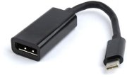 cablexpert a cm dpf 01 usb c to displayport adapter black photo