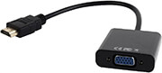 cablexpert a hdmi vga 03 hdmi to vga and audio adapter cable single port black photo