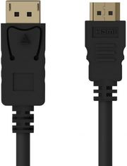 cablexpert cc dp hdmi 4k 6 displayport to hdmi cable premium series 18 m photo