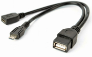 cablexpert a otg afbm 04 usb otg af micro bf to micro bm cable 015m photo