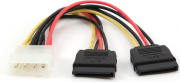 cablexpert cc sata psy 03m 2x serial ata power cable 30cm photo