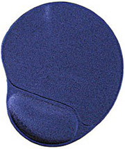 gembird mp gel b gel mouse pad with wrist support blue photo
