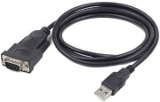 cablexpert uas db9m 02 usb to db9m serial port converter cable 15m black photo