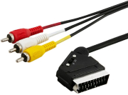 savio cl 133 audio video scart  3xrca cable 2m photo